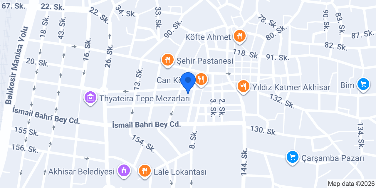 Domino's Pizza Akhisar konumu
