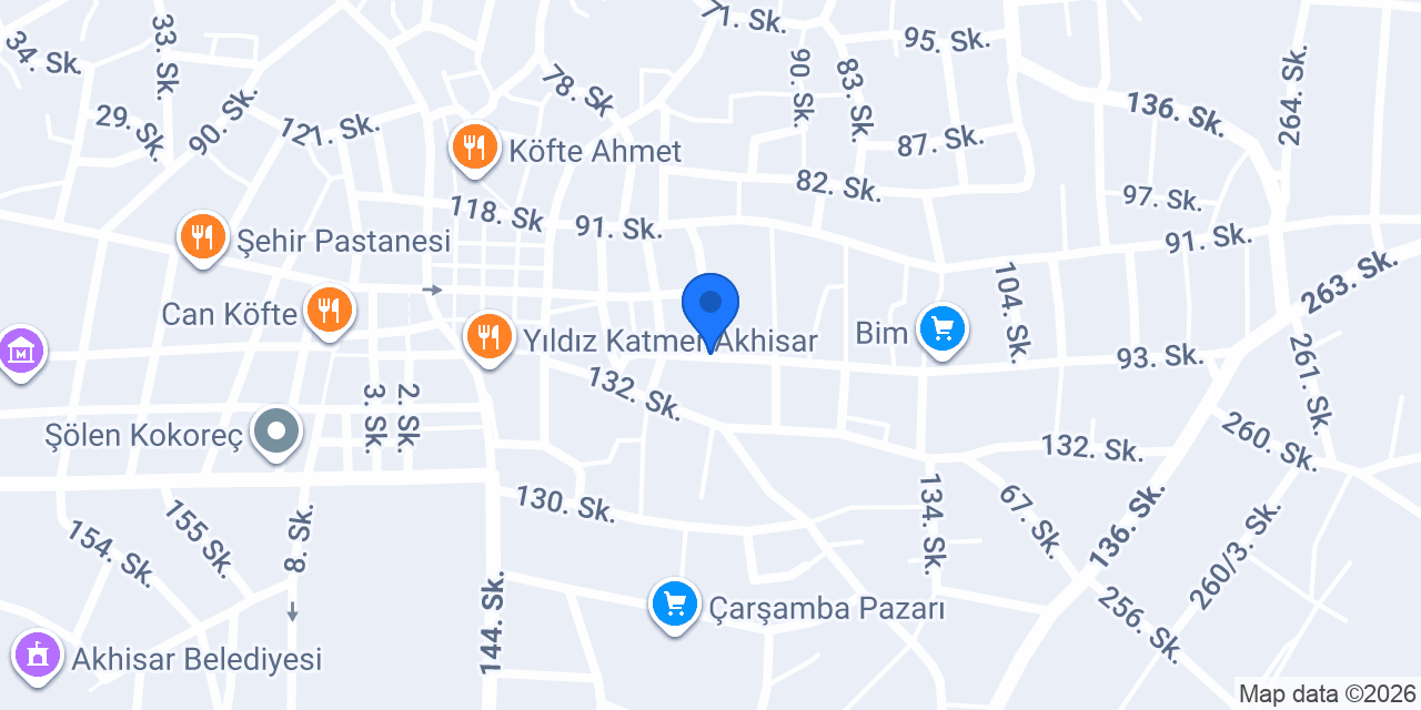 Çağlak Veteriner Klinigi konumu