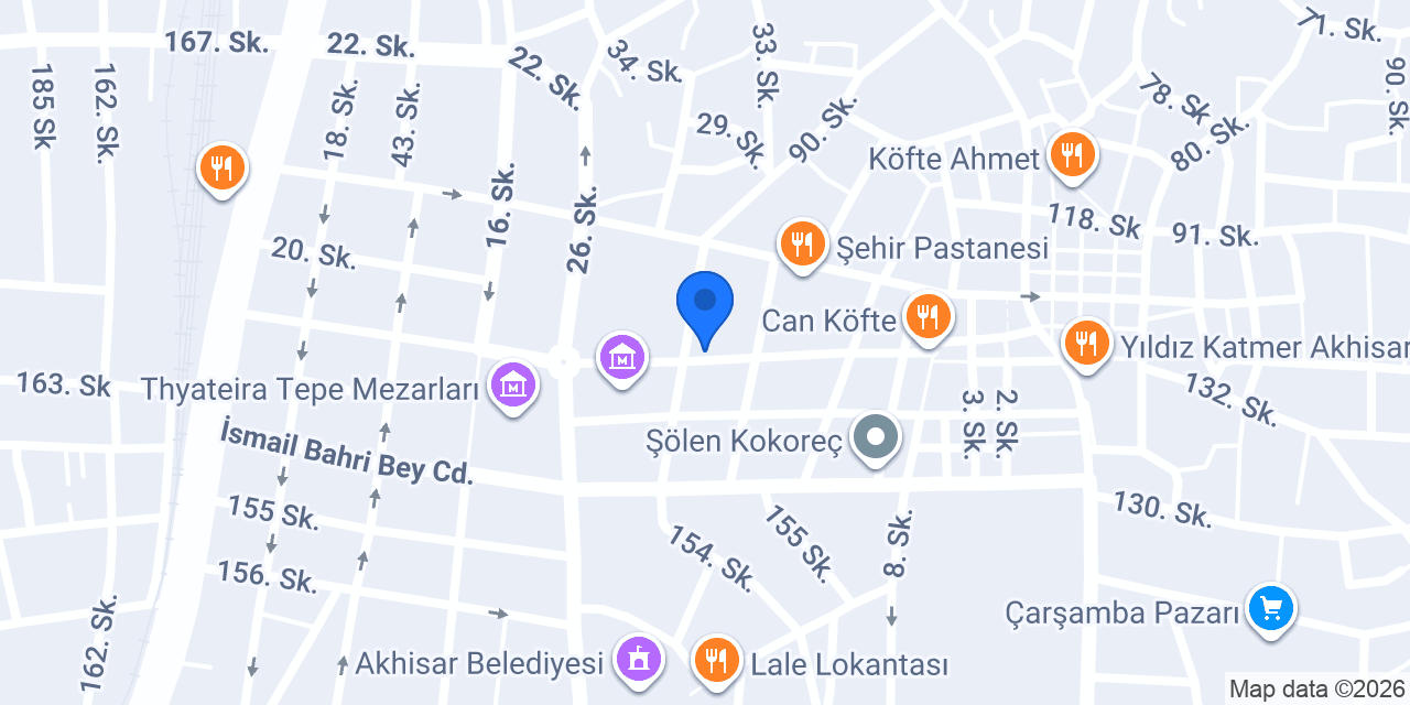 Diş Hekimi Berrin Elmas konumu