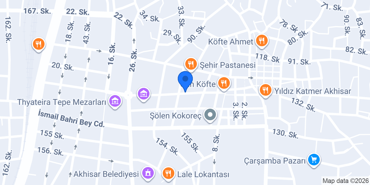 Huriş Moda konumu