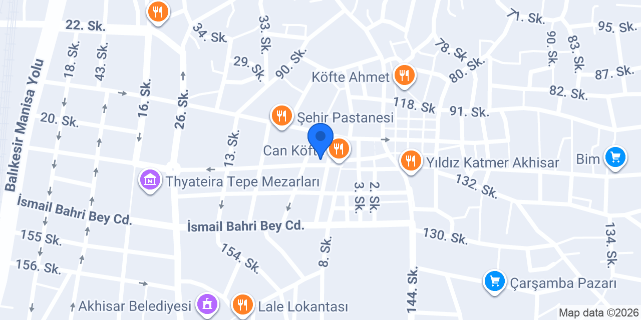 DenizBank Akhisar Şubesi konumu