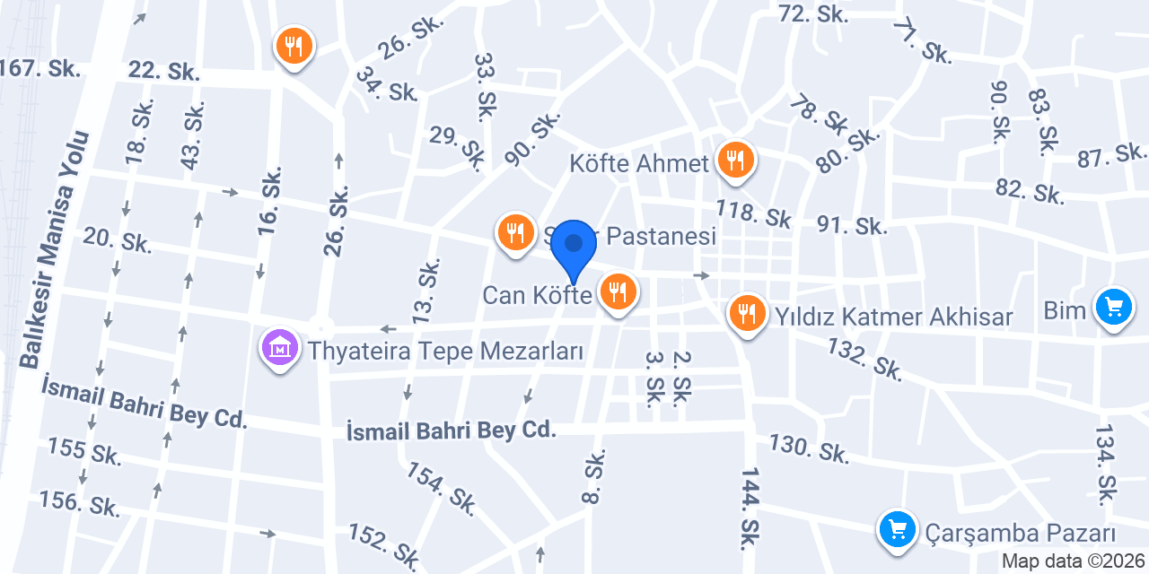 Akhisar Taksi konumu