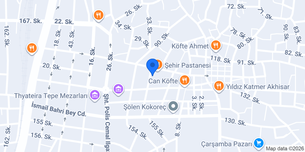Yusuf Usta Roka Yemek Evi konumu