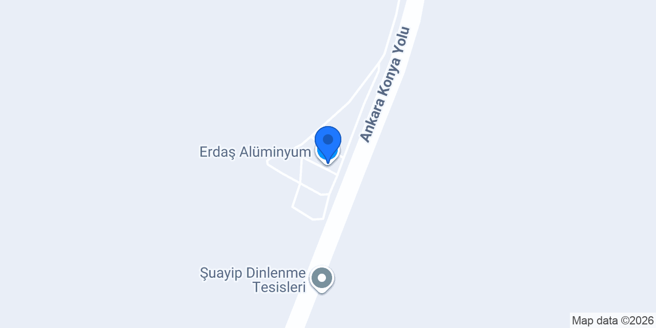 Erdaş Alüminyum konumu