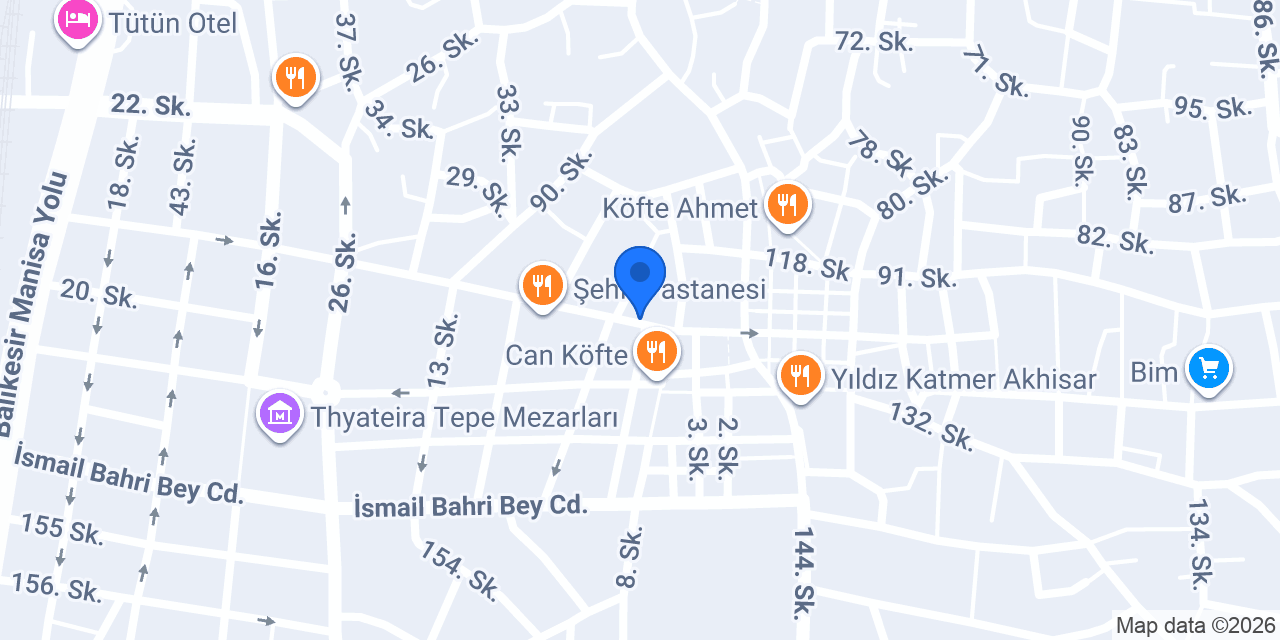 Otel Yüncüoğlu konumu