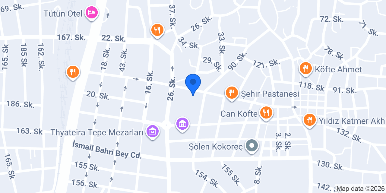Avukat Özge ZERDALİ konumu