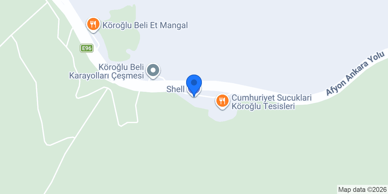 Shell konumu