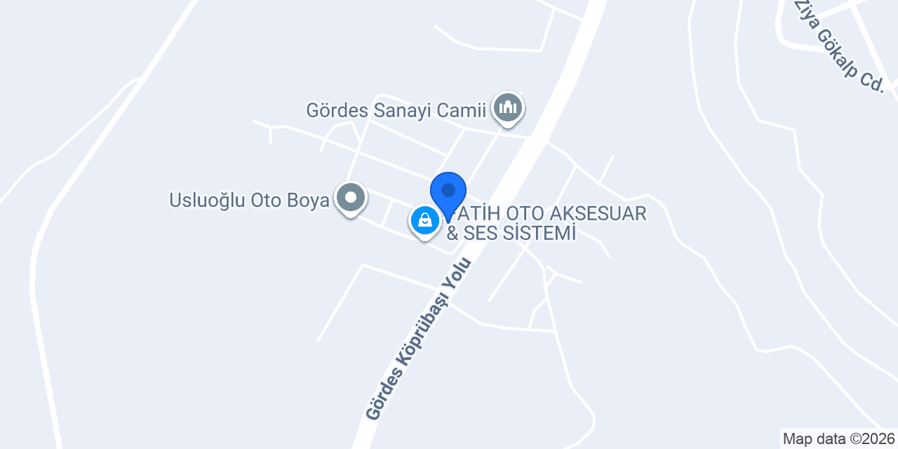 Gördes Çağdaş Otomotiv konumu