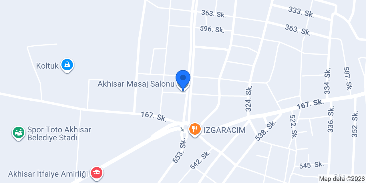 Akhisar Masaj Salonu konumu