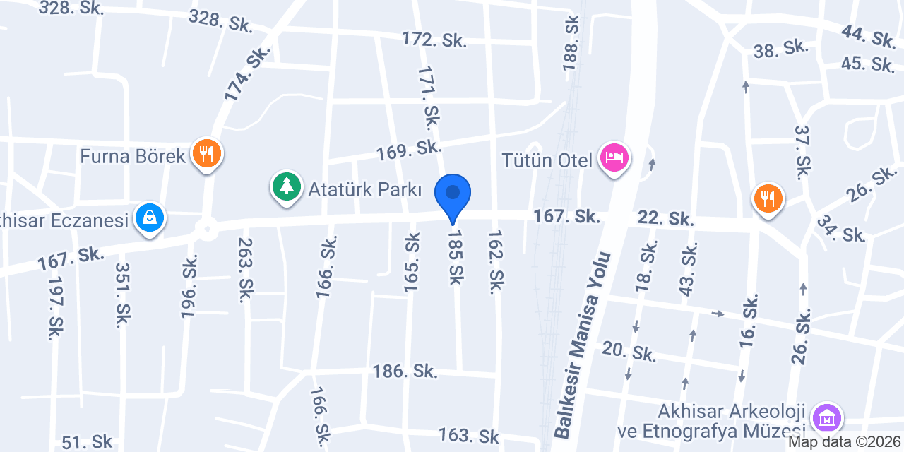 Akhisar Taksi Plus konumu
