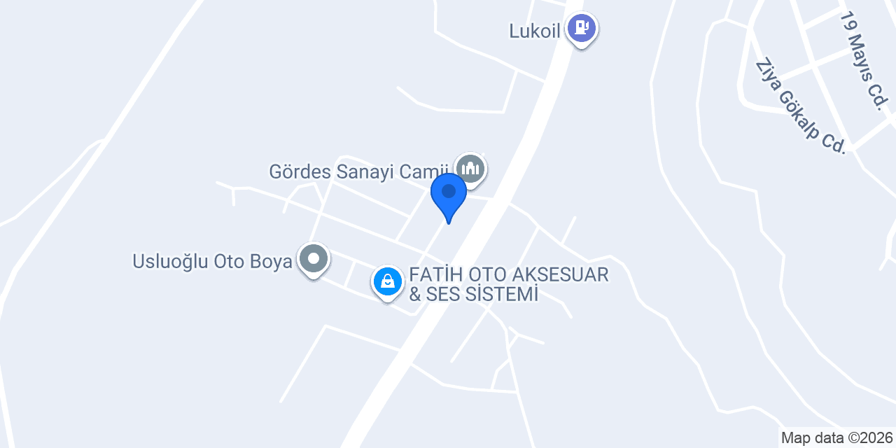 Bayram oto servis konumu
