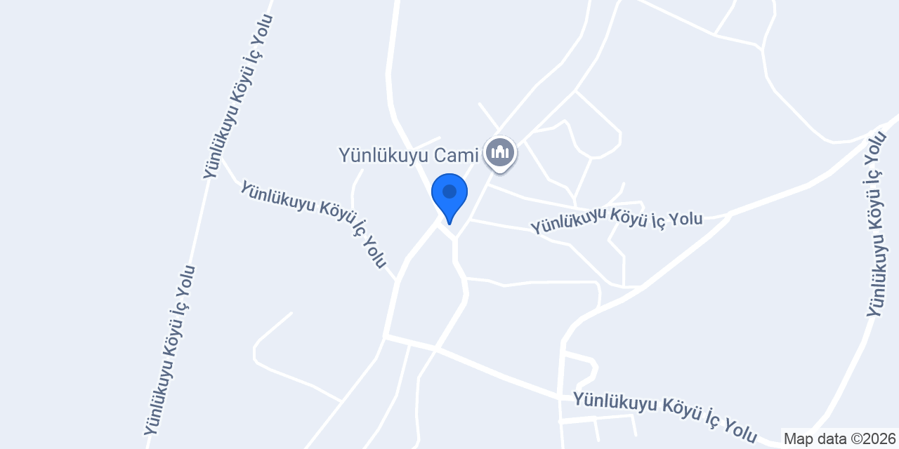 Yünlükuyu Köyü Muhtarlığı konumu