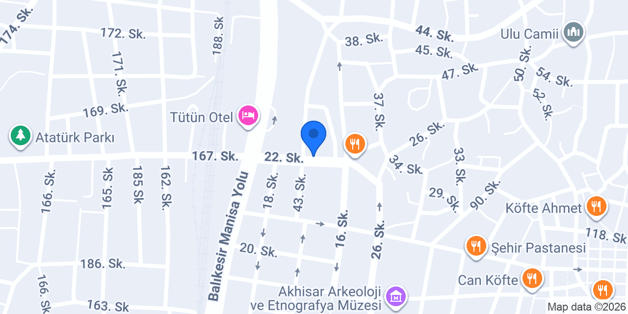 Şahin Sancaktar Bayan kuaförü konumu