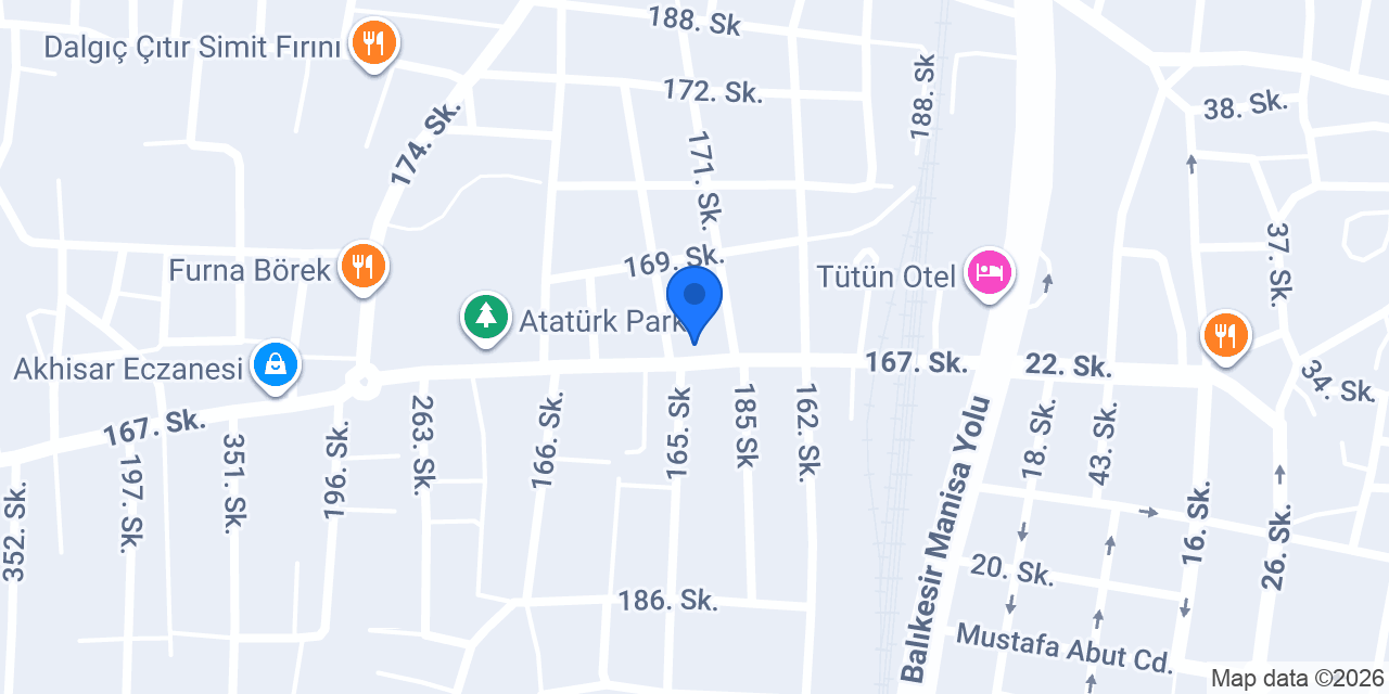 Nova Elektrik Akhisar konumu