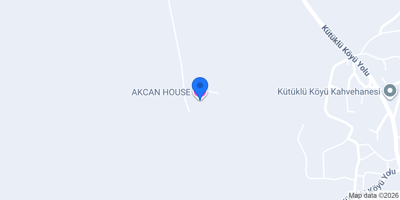 AKCAN HOUSE konumu