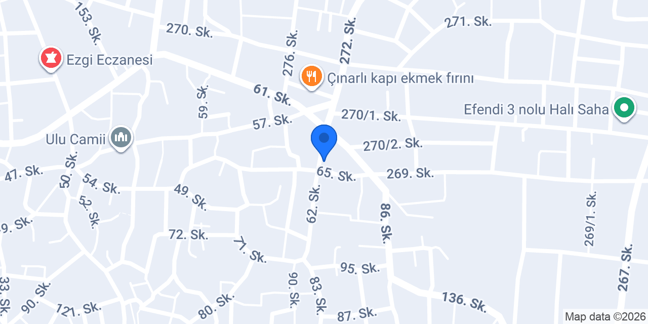 Çınaraltı Erkek Kuaförü Müjdat konumu