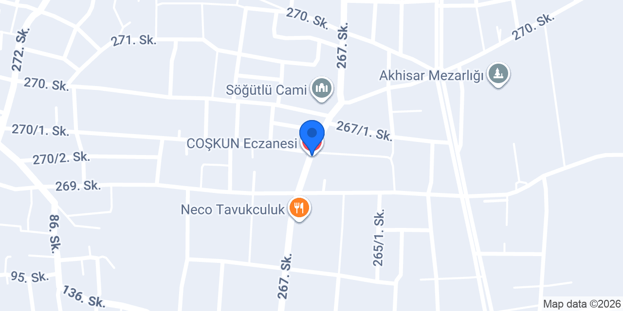 COŞKUN Eczanesi konumu