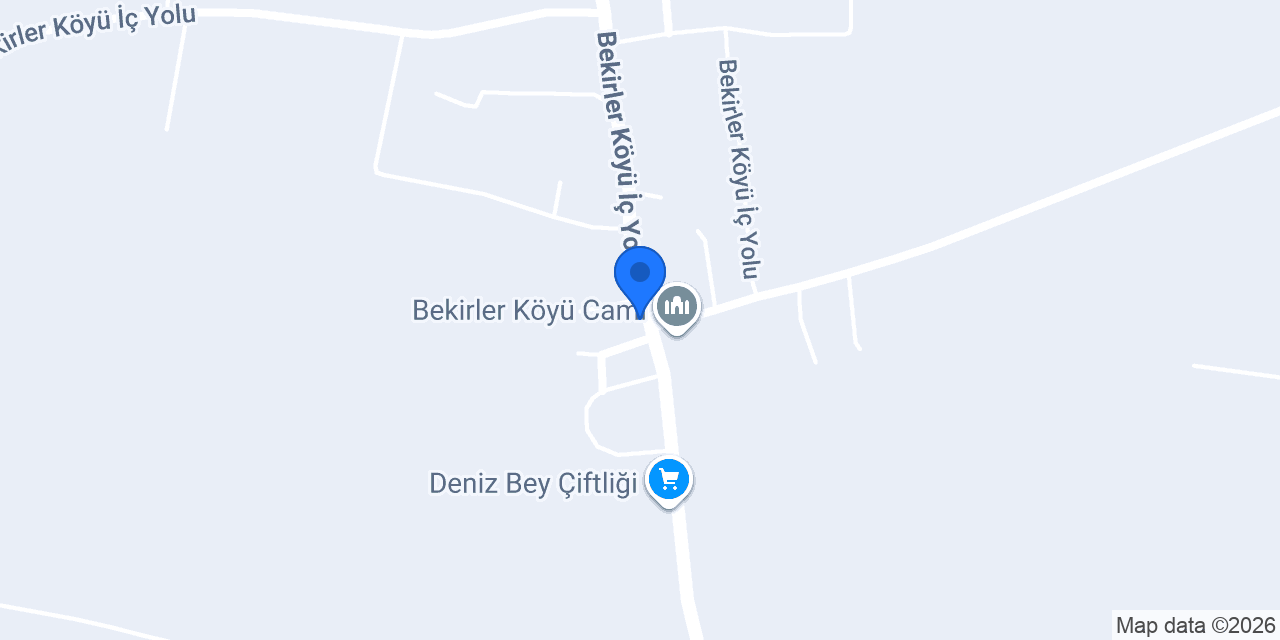 Bekirler Köyü Muhtarlığı konumu