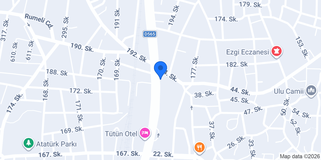 Akhisar Ege Oto Kiralama konumu