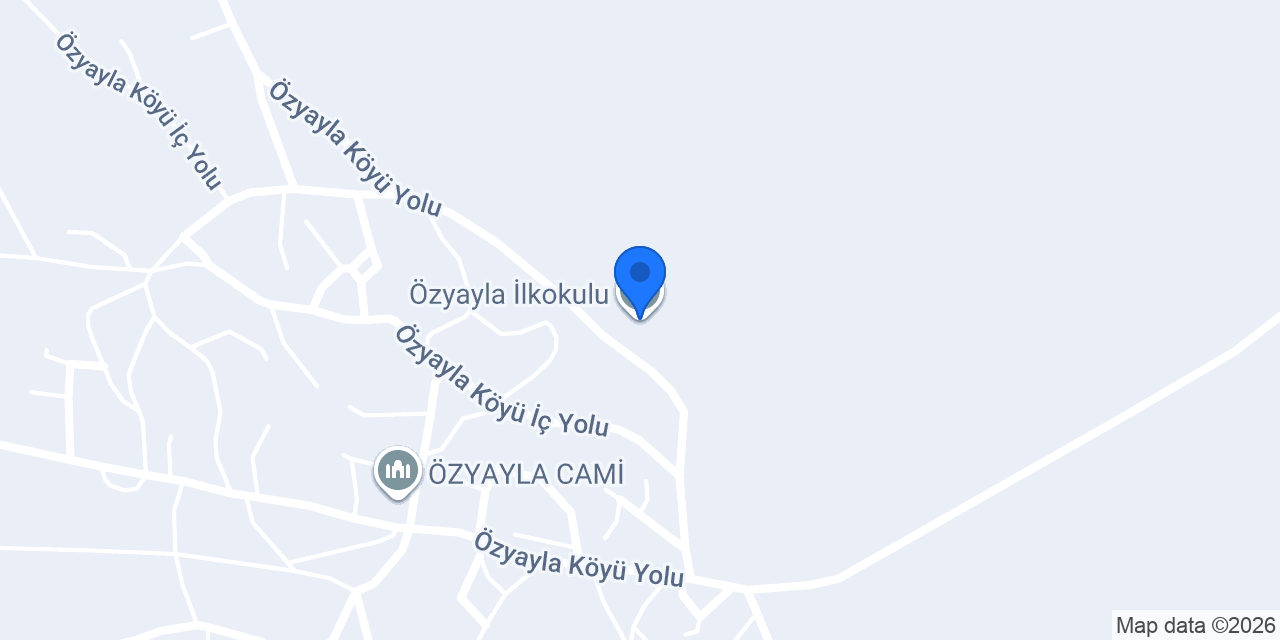Özyayla İlkokulu konumu