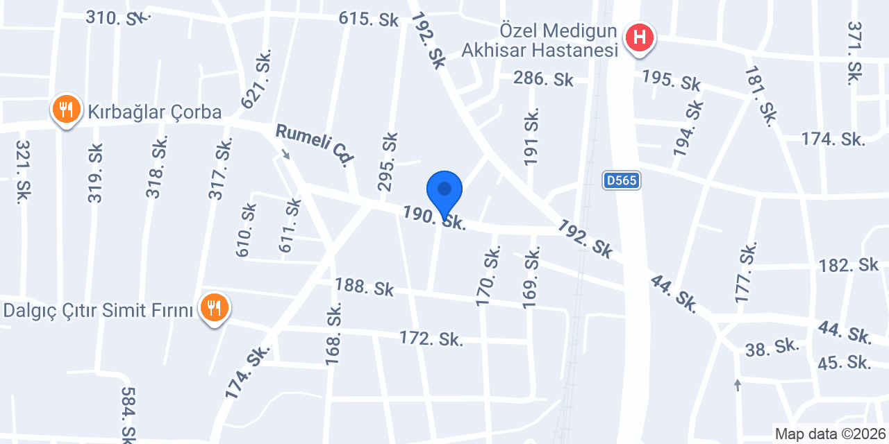 Akhisar Otomatik Kapı Sistemleri konumu