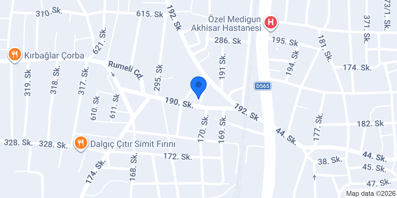 Üçer Elektrik konumu