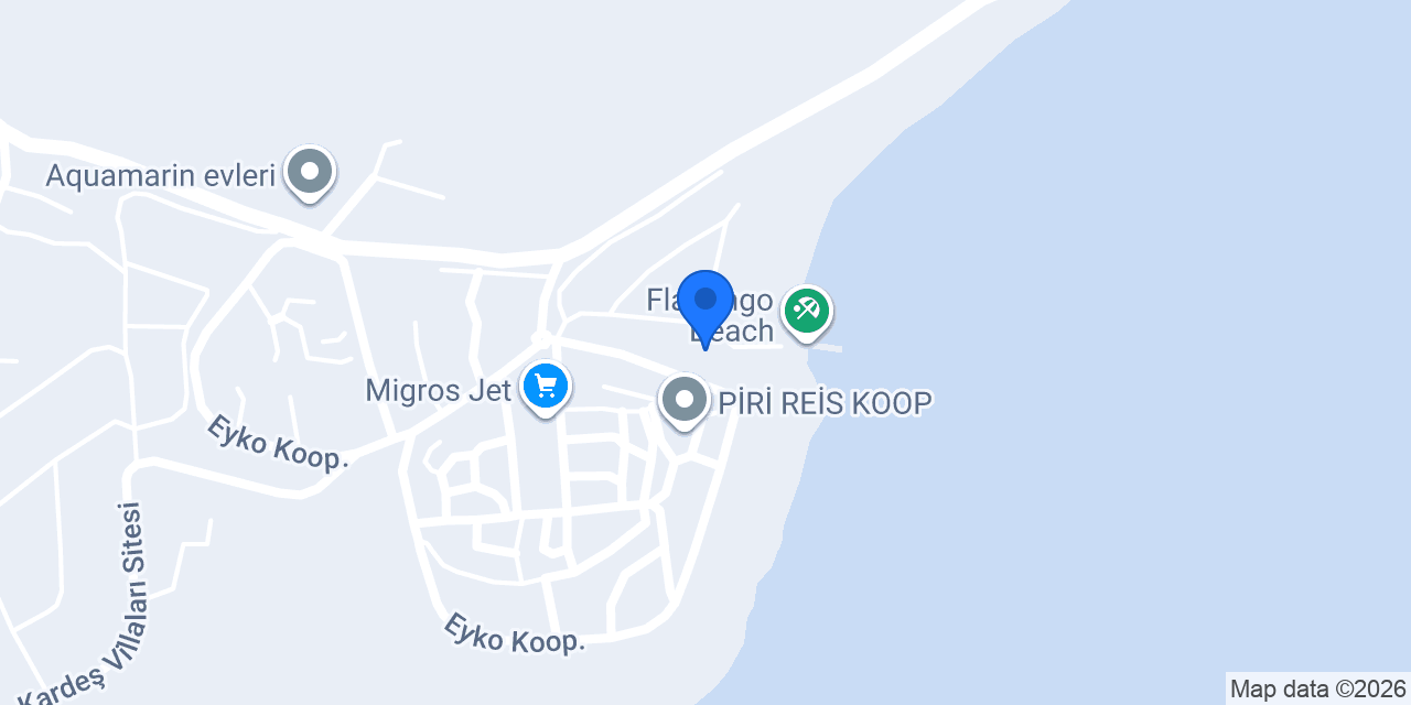 Flamingo Beach konumu