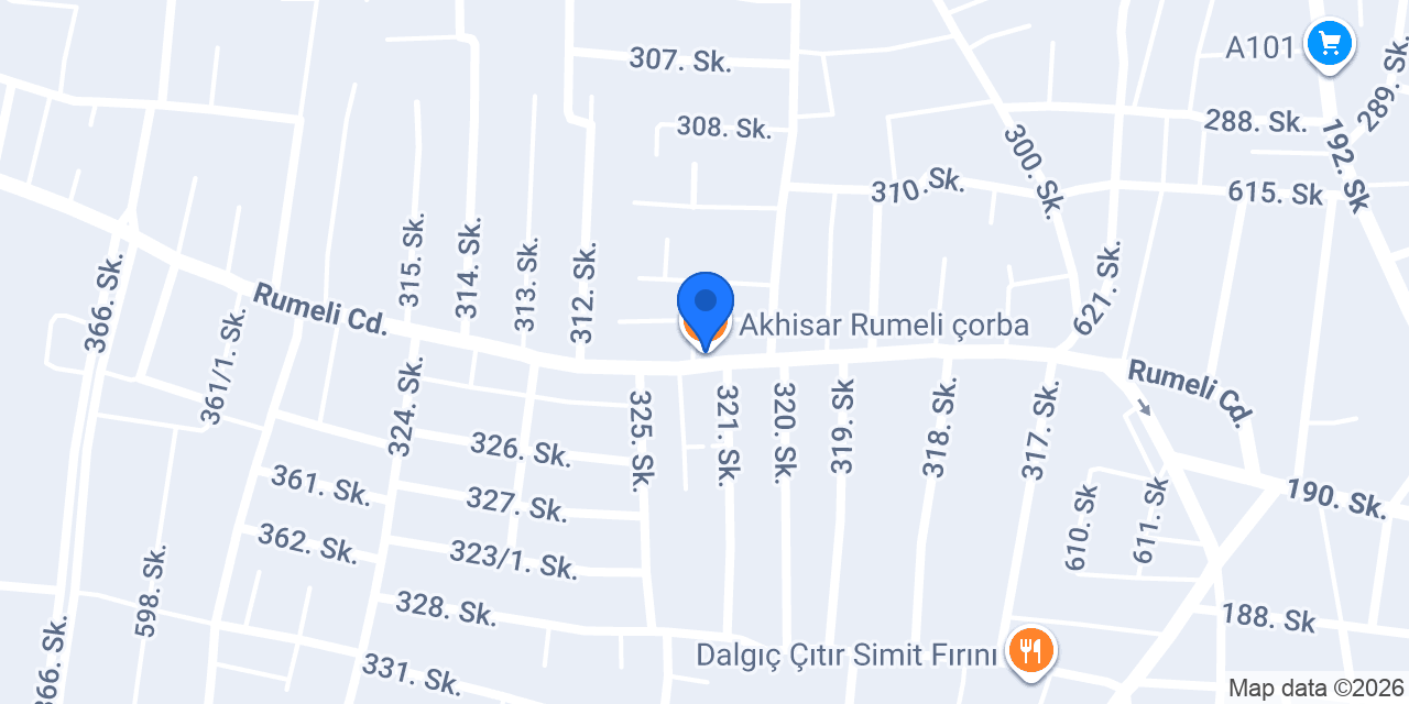 Akhisar Rumeli çorba konumu