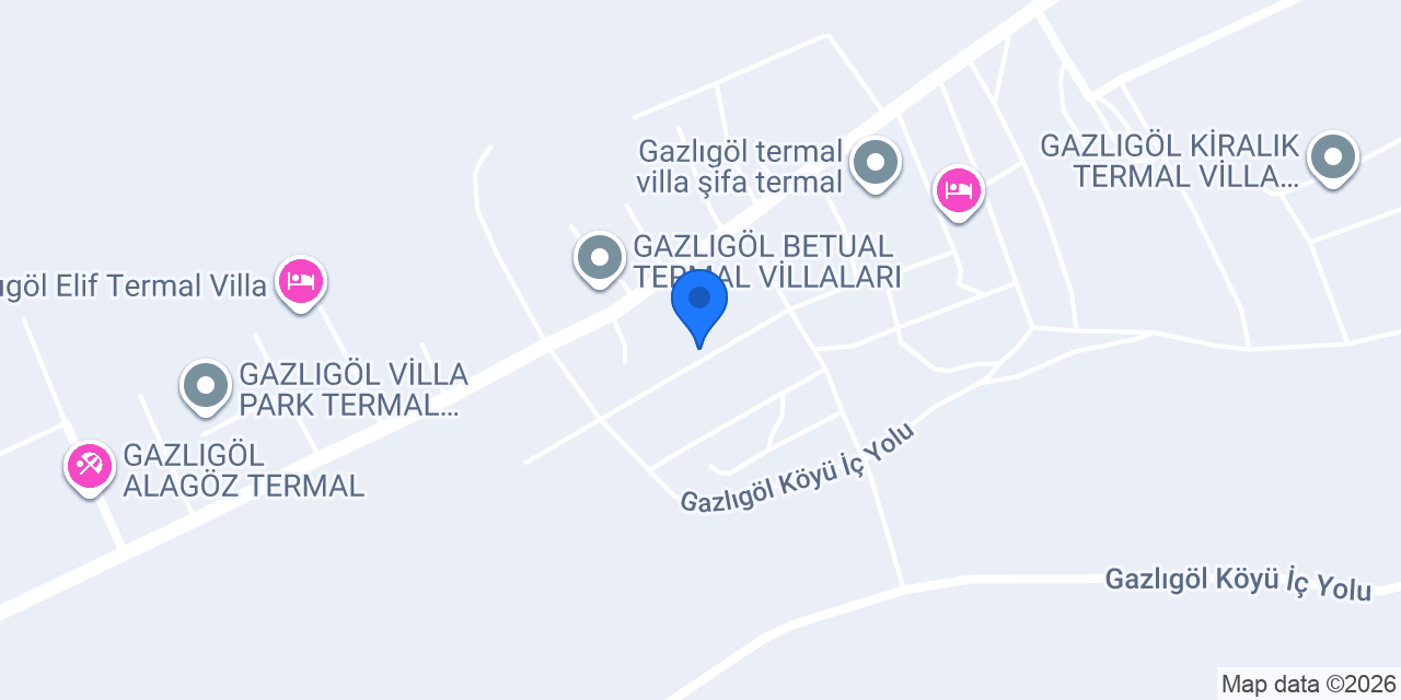 Şifa Termal Villa konumu