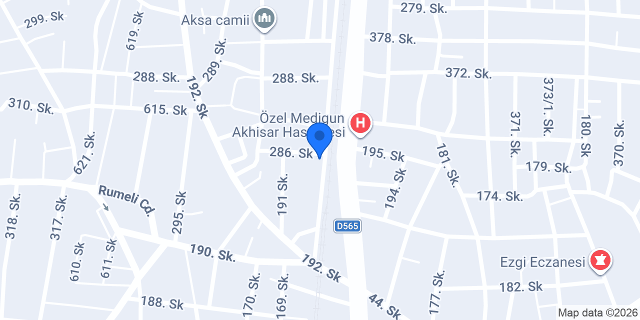 Akhisar Nakliyecilik konumu