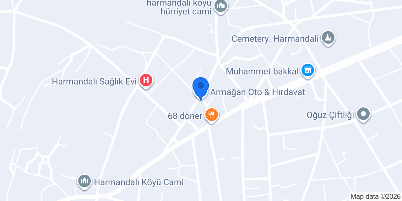 Armağan Oto & Hırdavat konumu