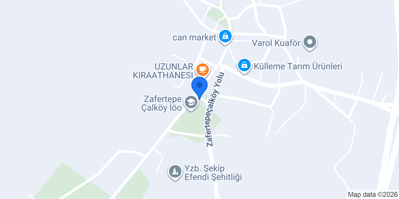 Ptt-zafertepe Çal Şubesi konumu