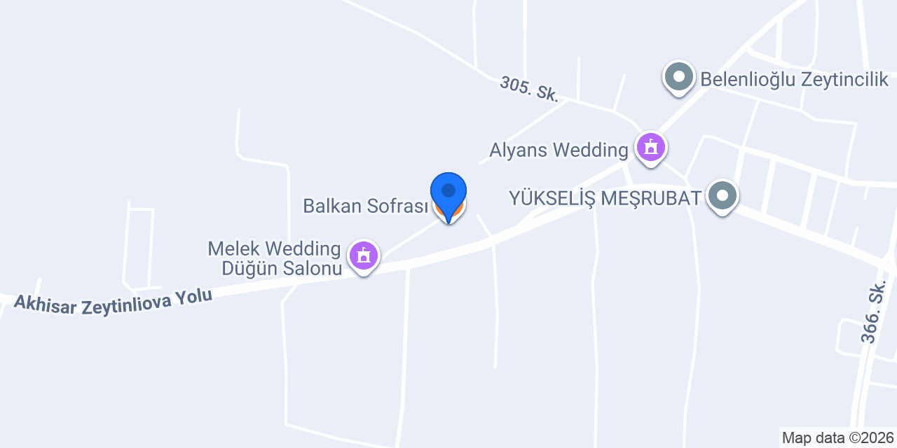 Balkan Sofrası konumu