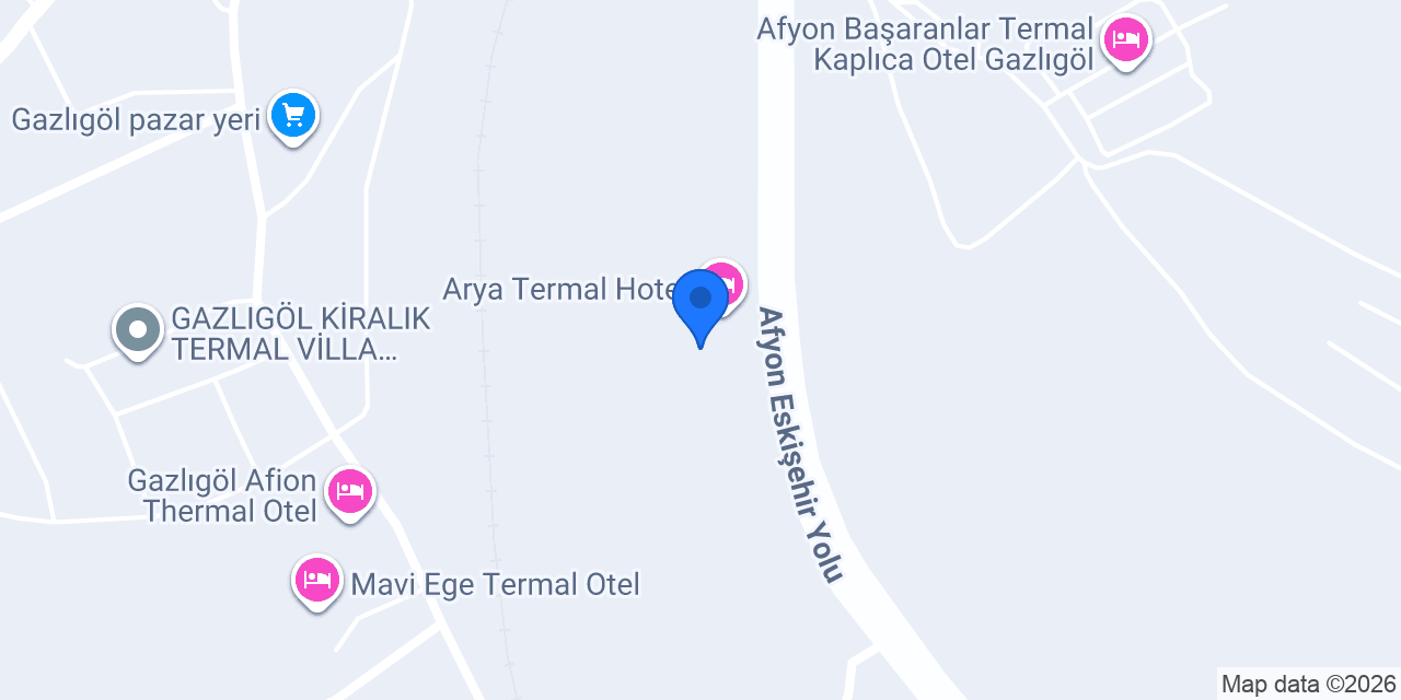 Grand Çınar Termal konumu