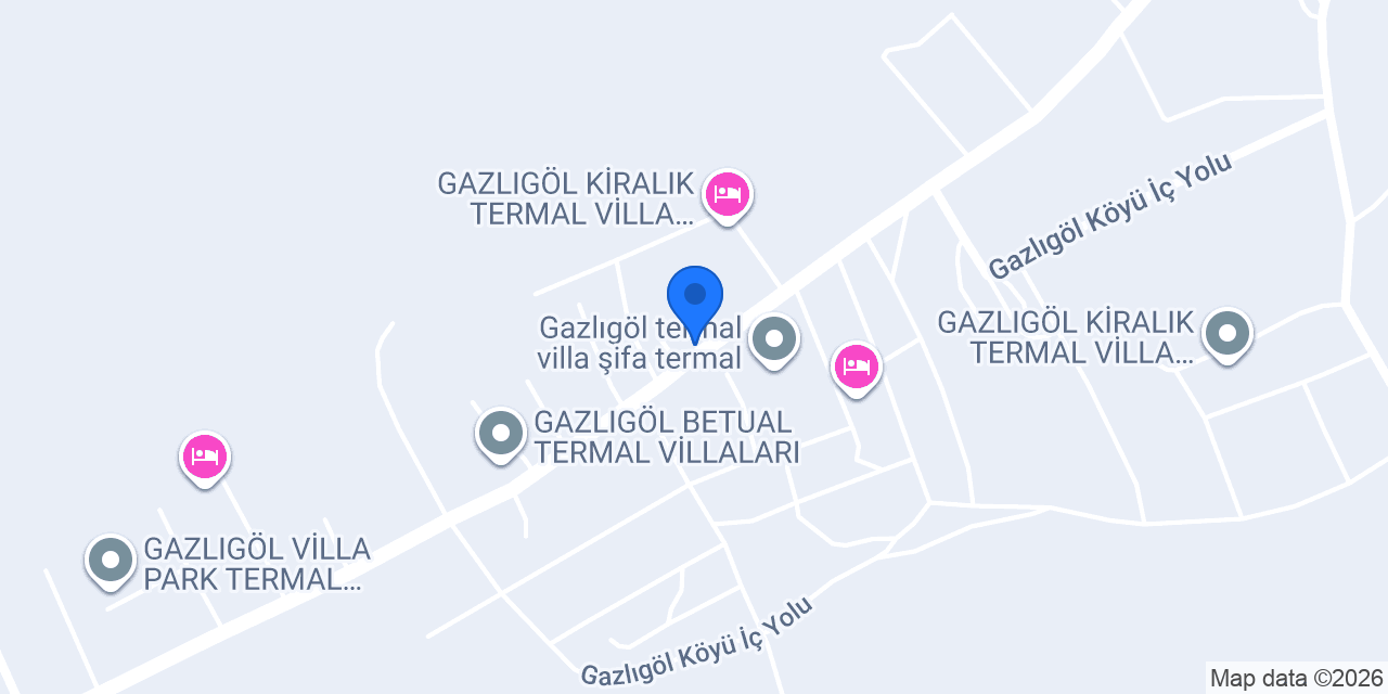 Demirdağ Termal Villa konumu