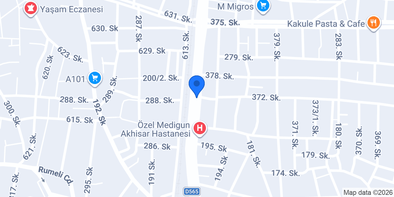 Özbey lastik konumu