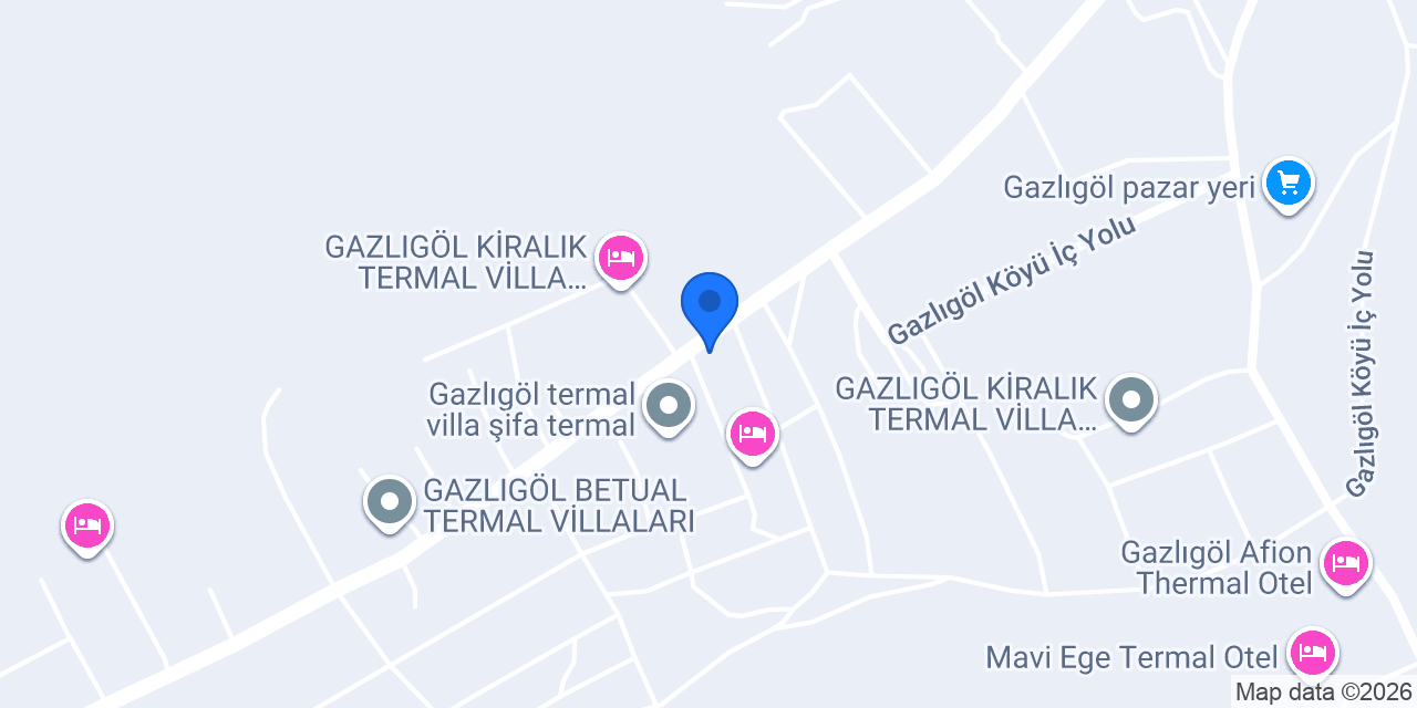 DURU ŞİFA TERMAL VİLLA konumu