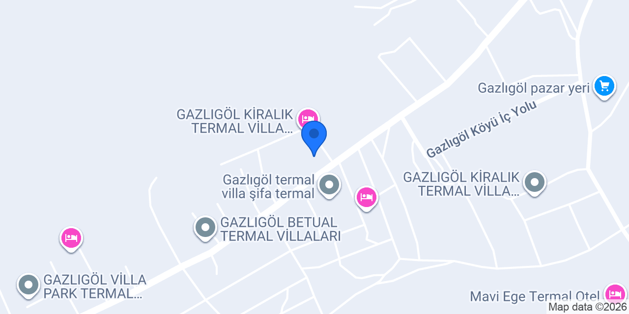 Gazlıgöl Ölmez Termal konumu