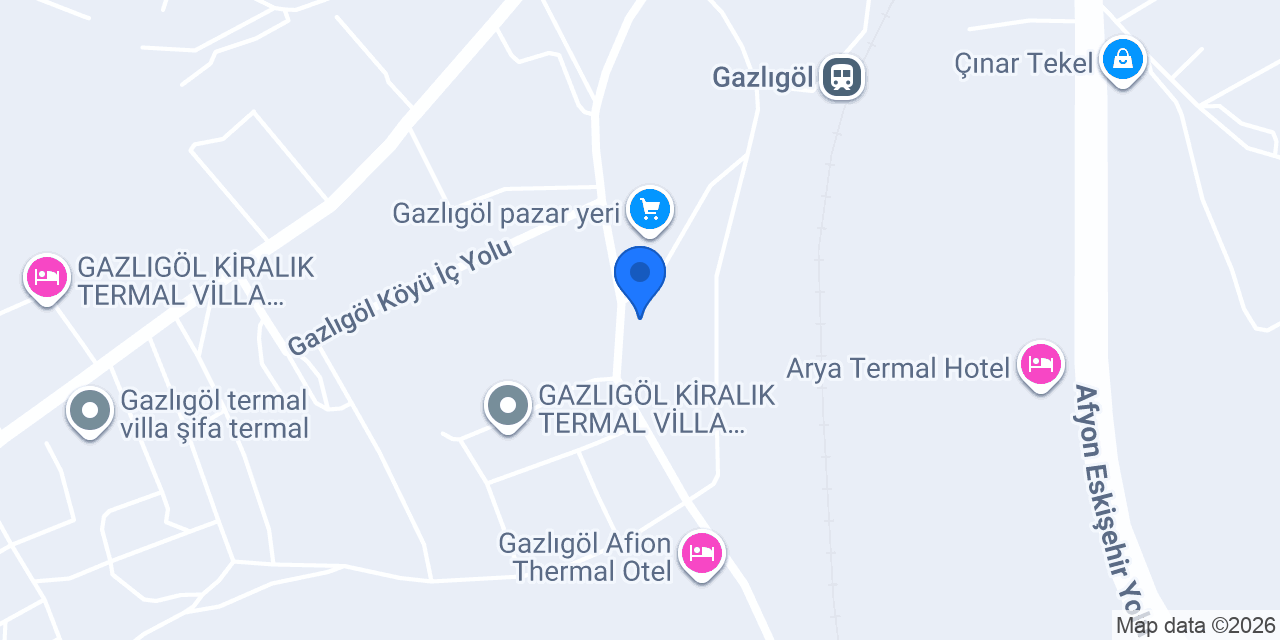 Gazlıgöl İlkokulu konumu