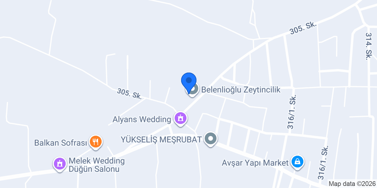 Belenlioğlu Zeytincilik konumu