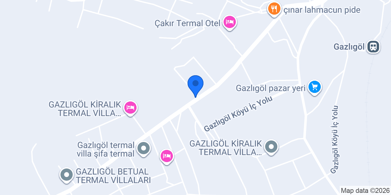 Doğa Termal Villaları konumu
