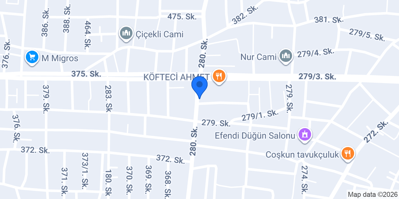 Ayden Yem Gıda San. Tic. Ltd. Şti konumu