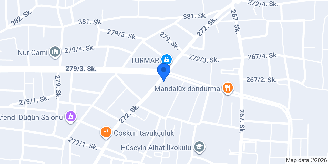 CADDE pastane & cafe konumu