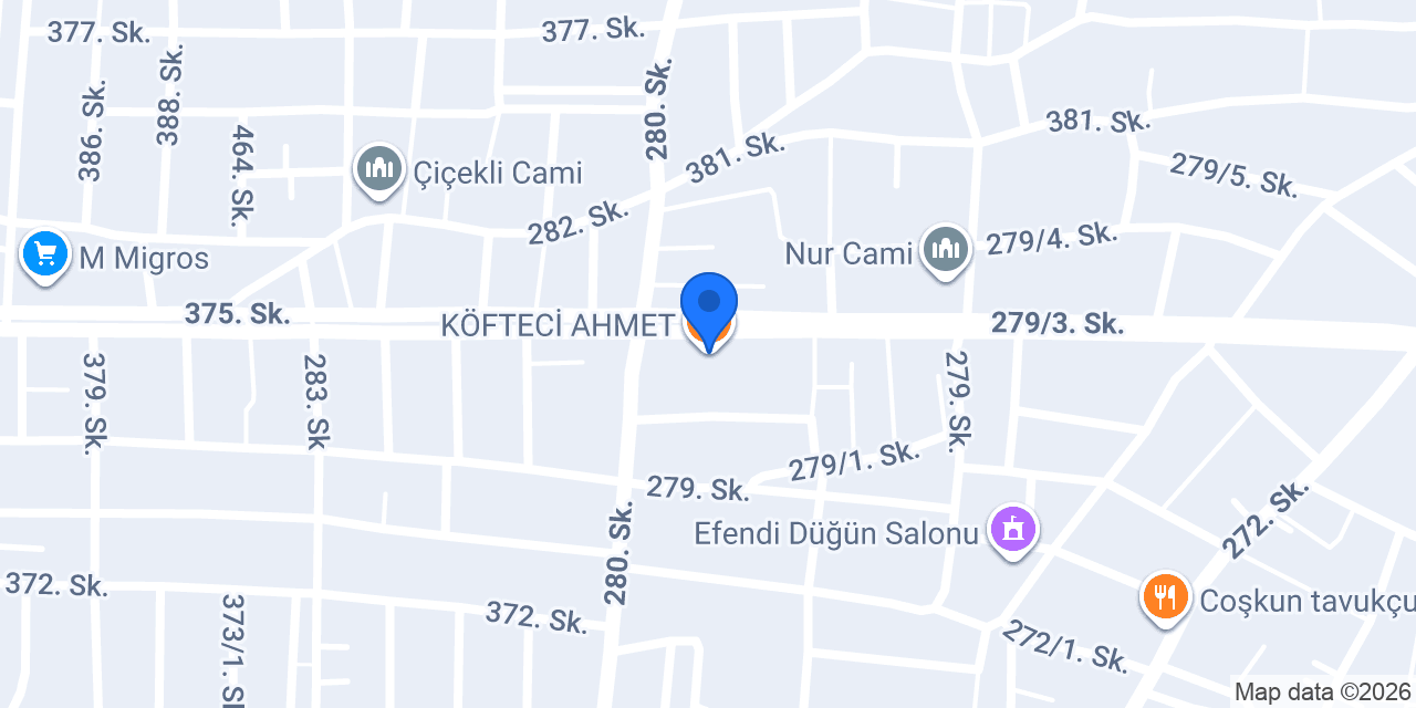 KÖFTECİ AHMET konumu