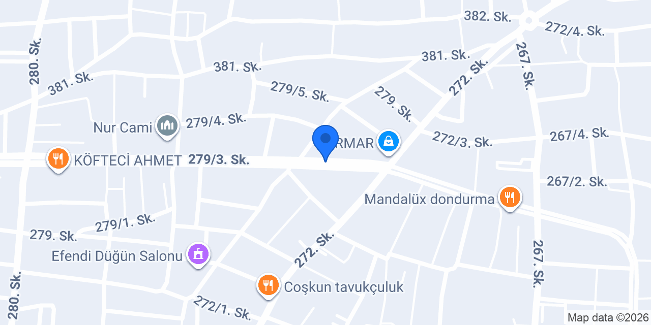 Özcan Ticaret konumu