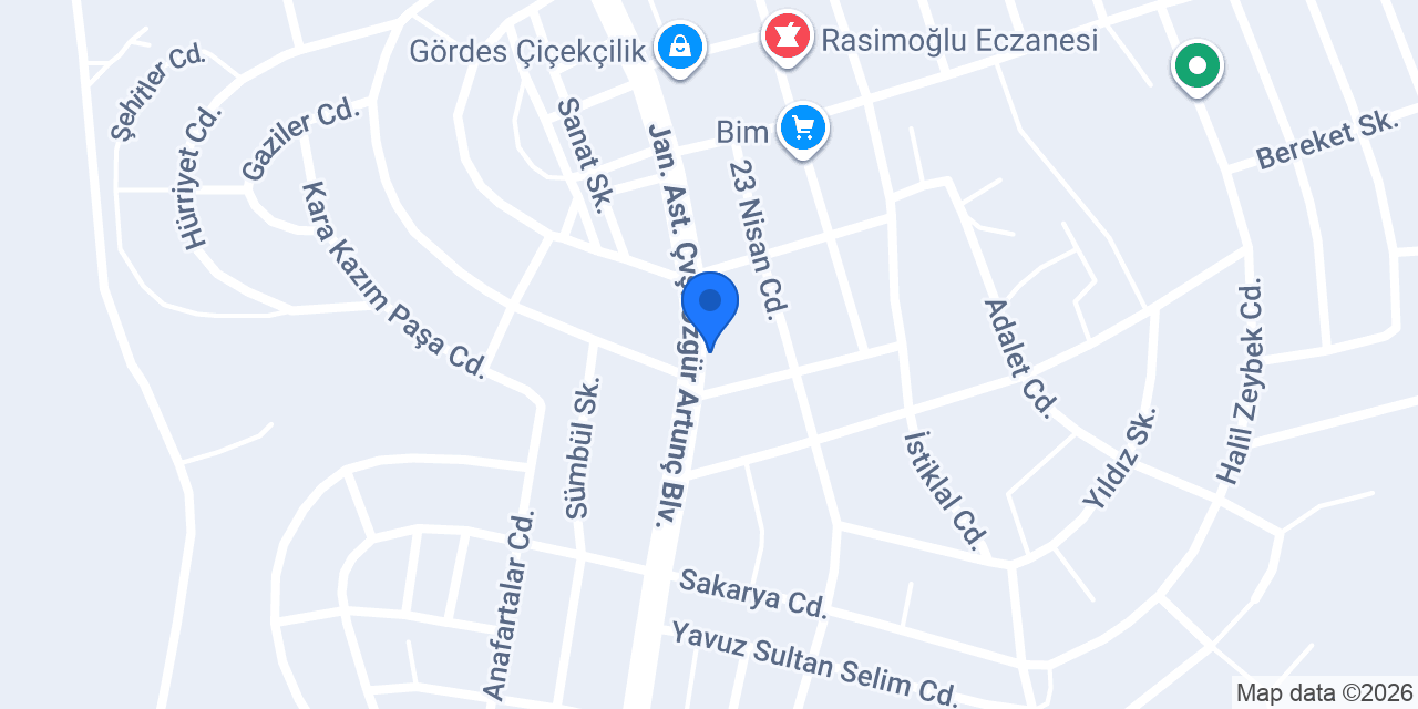 Deniz Kuaför konumu