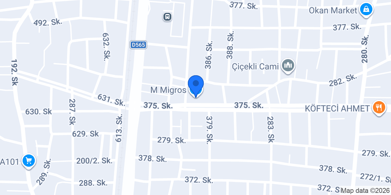 M Migros konumu
