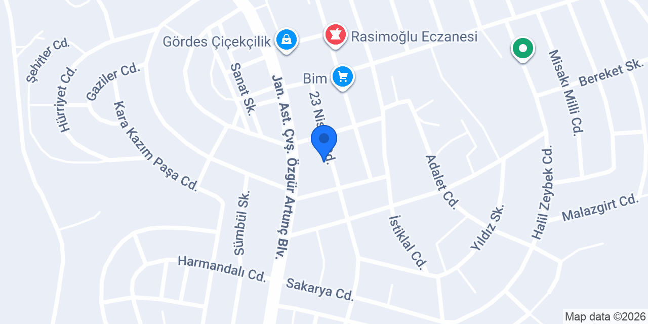Ecrin Bayan Kuaförü konumu