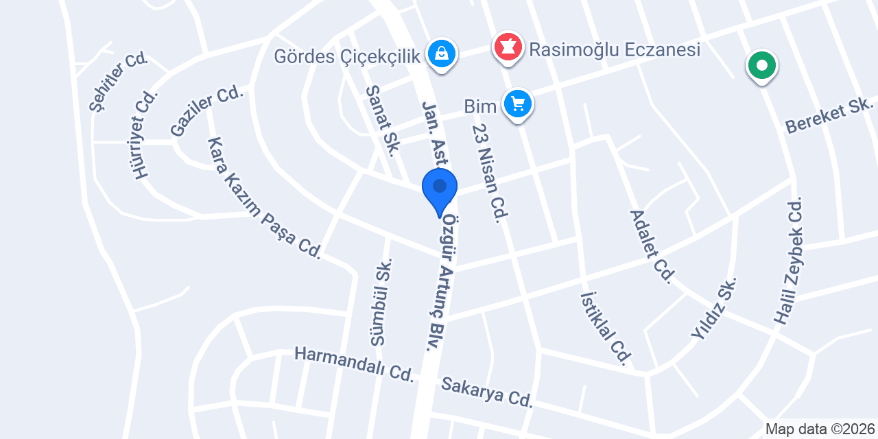 Yavaşoğlu Eczanesi konumu