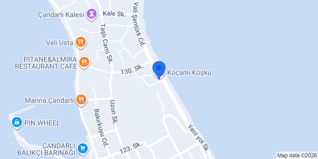 Koçanlı Köşkü konumu